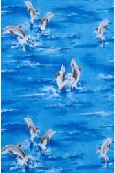 DEGRETS Tapéta DEGRETS 284-05 Papír - Mosható, Nedvességálló, Delfinek sötétkék, Méret: 0.53m x 10.05m = 5.3 m6 (284-05)