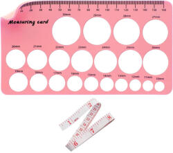  Mellbimbó mérő szilikon vonalzó AJÁNDÉK mérőszalaggal (00049)
