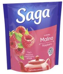 Saga gyümölcstea, ízesített, málna ízű, 30g