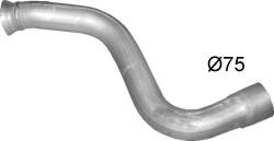 Polmostrow Polmo 69.631 - MERCEDES Kipufogó gyűjtőcső (P69_631)