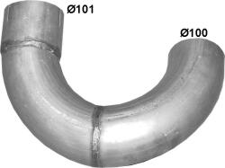 Polmostrow Polmo 61.28 - DAF Kipufogó cső (P61_28)