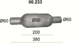 Polmostrow Polmo 00.233 - Univerzális kipufogó dob (P00_233)
