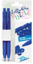 WEDO Zseléstoll, nyomógombos, kirakós, 2 db, WEDO „Letter Pen Puzzle, kék (UW2533003)