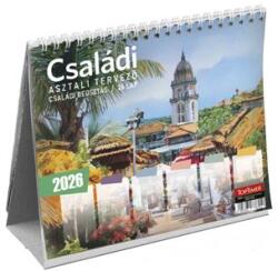 TopTimer Naptár, asztali, álló, TOPTIMER „Családi tervező (NKT053CSU)