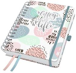 Sigel Naptár, spirál, A5, heti, 2026, kemény borító, SIGEL „Jolie, Rose Inspiration (SIJ6602)