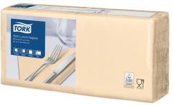 Tork Szalvéta, 1/4 hajtogatott, 3 rétegű, 32, 5×32, 8 cm, Advanced, TORK „Soft Lunch, homokszín (KHH514)