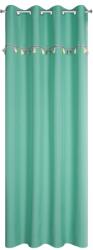 Eurofirany Gyerekfüggöny, menta színű, színes gyermekfelvitelekkel, hálóval szerelve, 140 x 250 cm (418365)