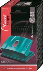 Maped Lyukasztó, kétlyukú, 25 lap, fém, MAPED „Essentials 25, türkiz (IMA402400)