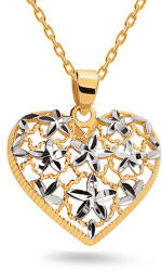 Heratis Forever Arany kombinált szív medál IZ27169