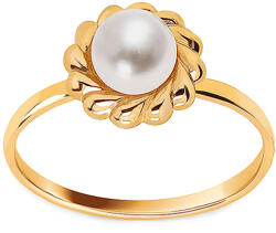 Heratis Forever Minimalista aranygyűrű 5 mm-es gyönggyel IZ27326P