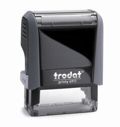 TRODAT Bélyegző, TRODAT „Printy 4911, fekete ház, kék párnával (IT4911K)