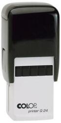 COLOP Bélyegző, COLOP „Q24, fekete párnával (IC1302400)