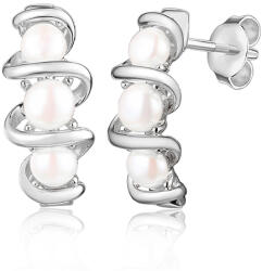 Heratis Forever Ródiummal bevont ezüst spirálfülbevaló gyöngyökkel IS8165A