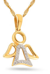 Heratis Forever Arany medál angyal alakú gyémántokkal, 9K IZBR460HR