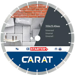 Carat gyémánt vágótárcs 350x25, 4 általános építő anyagokhoz 14mm szegmens! - 81-CES3504200 (81-CES3504200)