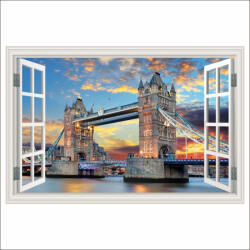  Falmatrica Tower Bridge ablak, London, 200 x 135 cm