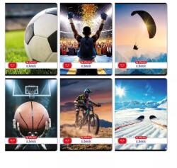 Herlitz Sport mintás A4-es sima füzet, 80-32 - többféle (400200692)