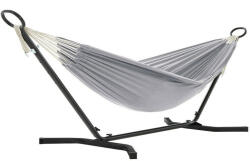 SONGMICS Hordozható Függőágy Állvánnyal Szürke 210 cm (GHS001G01)