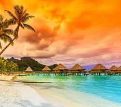  Matrica tapéta Vihar a paradicsomban, 250 x 200 cm