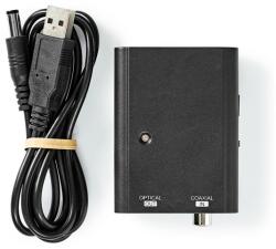 NEDIS Convertor audio digital Nedis ACON2505BK, intrare coaxial digital, ieșire optică toslink (ACON2505BK)
