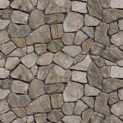  Öntapadós tapéta Szürke kerek kőfal, 350 x 250 cm