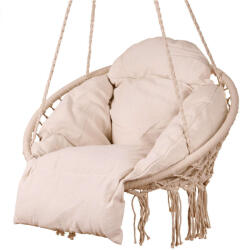  Vintage golyafészek hinta, párnával, 120 x 80 x 60 cm (KX3951)