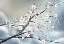  Matricás tapéta Cseresznyevirágok, Ázsiai művészet, 350 x 250 cm