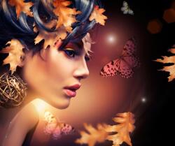  Öntapadós tapéta Őszi, portré, női, 350 x 250 cm