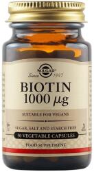 Solgar Biotin, 1000 mcg, 50 capsule vegetale, Solgar
