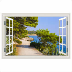  Carare ablakmatrica tapéta, nagy, fenyő, 300 x 200 cm