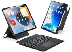 Dux Ducis IPAD Air 13 (2025) DUX DUCIS caz în picioare, efect de piele FLIP, suport pentru creioane, BLACK (GP-151169)