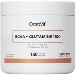 OstroVit BCAA + Glutamine 1100, 150 capsule, OstroVit
