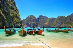  Plaja73 matrica tapéta hagyományos csónakokkal, 200 x 150 cm