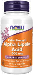 NOW Alpha Lipoic Acid, 600 mg, 60 capsule, Now