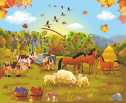  Öntapadós tapéta Háziállatok, gyerekrajzok, 350 x 250 cm