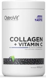 OstroVit Collagen + Vitamin C, coacăze negre, 400 g, OstroVit