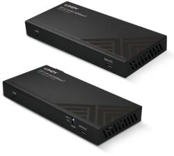 LINDY Extender KVM Lindy 39385, 1 x Display Port, Black (39385)