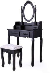 Timeless Tools Fésülködőasztal Székkel - Fekete (HOP1000943-2)