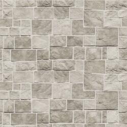  Szürke téglalap alakú kőfal tapéta, 400 x 250 cm