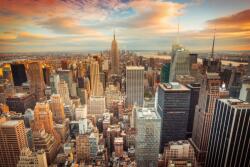  Öntapadó tapéta Sunset over New York City, 350 x 200 cm