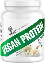 Swedish Supplements Vegan Protein Deluxe, vanilie cu migdale, 750 g, Swedish Supplements