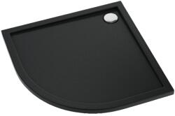 Schedline Sharper Black Mat cădiță de duș semirotundă 90x90 cm negru 3S. S1O-9090/C/MG (3SS2O9090CMG)