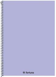 Fortuna Spirálfüzet kockás FORTUNA Monocolor A/4 70 lapos pasztell lila (01.08678) - vectraline