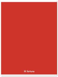 Fortuna Füzet kockás FORTUNA Monocolor A/4 32 lapos 87-32 piros (01.08661) - vectraline
