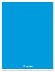 Fortuna Füzet vonalas FORTUNA Monocolor A/4 32 lapos 81-32 kék (01.02097) - vectraline