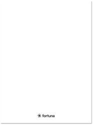 Fortuna Füzet kockás FORTUNA Monocolor A/4 32 lapos 87-32 fehér (01.08651) - vectraline
