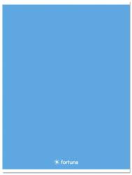 Fortuna Füzet kockás FORTUNA Monocolor A/4 32 lapos 87-32 kék (01.08653) - vectraline