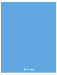 Fortuna Füzet kockás FORTUNA Monocolor A/5 32 lapos 27-32 kék (01.08667) - vectraline