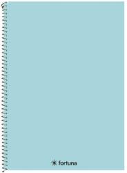 Fortuna Spirálfüzet kockás FORTUNA Monocolor A/4 70 lapos pasztell kék (01.08677) - vectraline