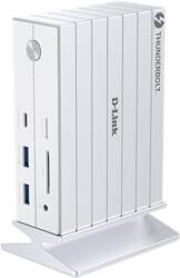 D-Link 14in1 Thunderbolt Dokkoló - 1xDP 1.4, 1xHDMI 2.0, 2xTB, 4xUSB, 1xUSB-C, 1xLAN, Jack, SD/MicroSD slot, DUF-E01/E (DUF-E01/E)